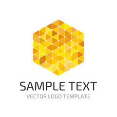 Template triangle logo