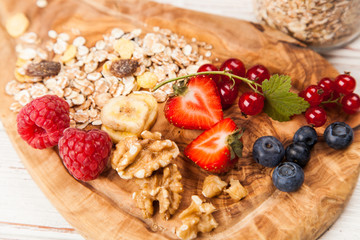 Muesli with berries