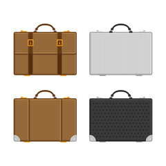 Vector set of luggage