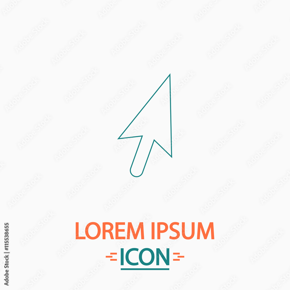 Poster cursor computer symbol