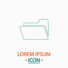 Folder computer symbol