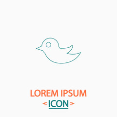 Bird computer symbol