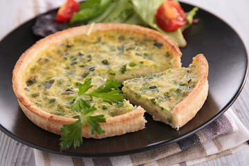 vegetarian quiche