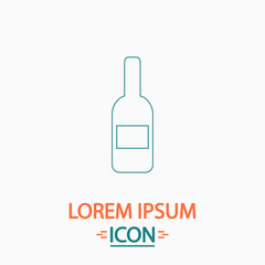 Wine computer symbol