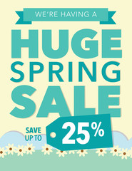 Fototapeta premium Spring sale