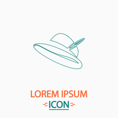 Fototapeta premium cap computer symbol