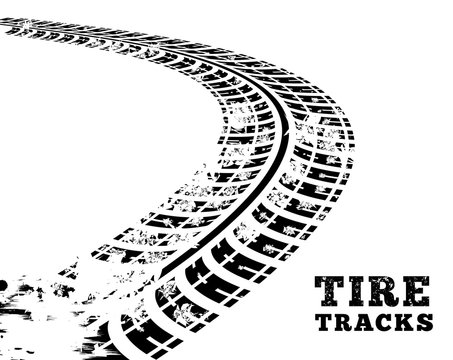 Tire tracks 