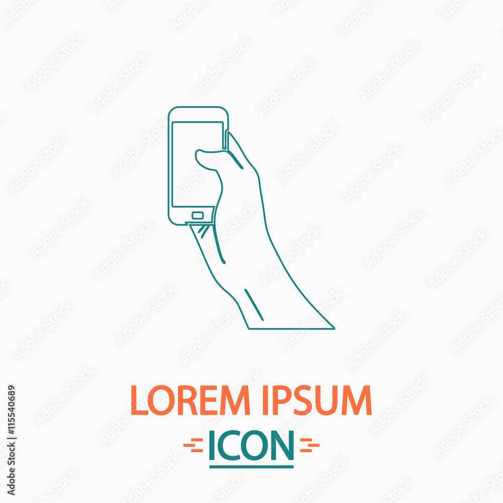 Poster touch display computer symbol