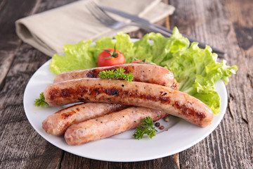 fried sausage