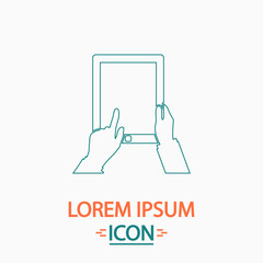 Tap Tablet computer symbol