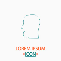 head computer symbol