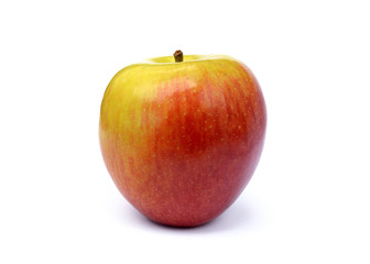 Fresh healthy apple isolated on a white background