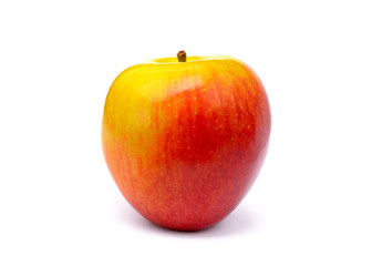 Fresh healthy apple isolated on a white background