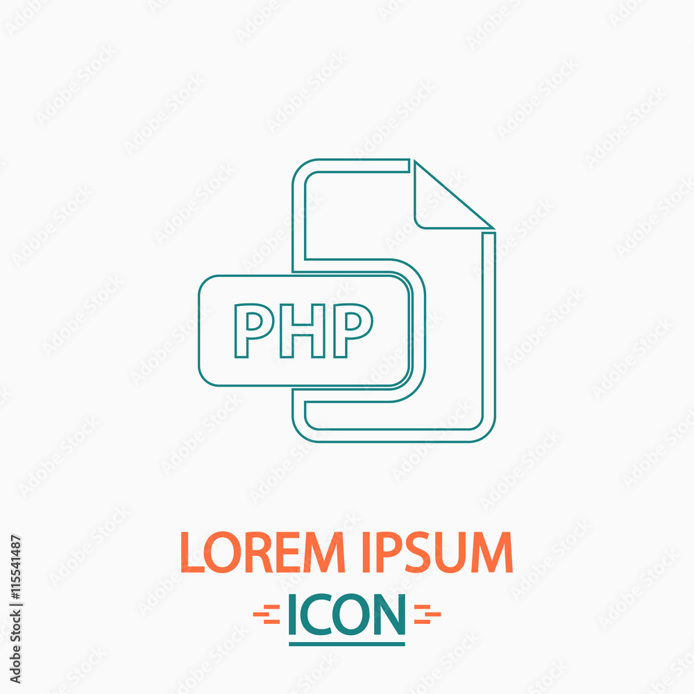 Poster php computer symbol