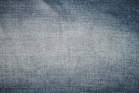 Texture of blue denim jean, background