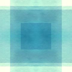 blaue Quadrate - Textfreiraum auf Papier