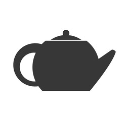 Tea drink  concept represented by kettle or pot icon. Isolated and flat illustration 