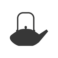 Tea drink  concept represented by kettle or pot icon. Isolated and flat illustration 