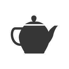 Tea drink  concept represented by kettle or pot icon. Isolated and flat illustration 