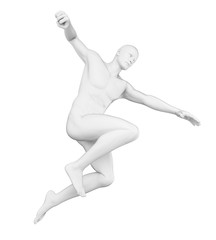 3d rendered illustration of a posing man