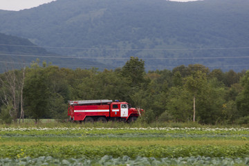 Russische Feuerwehr im Einsatz