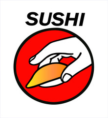 寿司のロゴ のベクターイラスト素材
