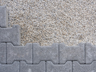 installation of a floor self-locking gray