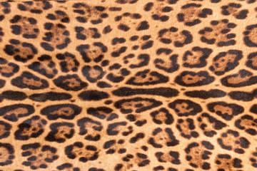 Faux leopard fur