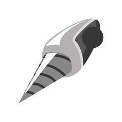 Machine concept represented by robot arm icon. Isolated and flat illustration 