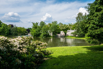 Obraz premium Park Łazienkowski, Warszawa, Polska