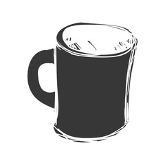 Drink concept represented by coffee mug icon. Isolated and flat illustration 