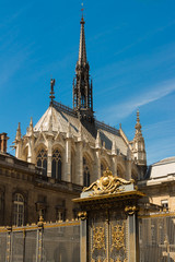 Fototapeta na wymiar The Sainte Chapelle, Paris, France.