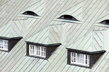 Attic window. Roof window