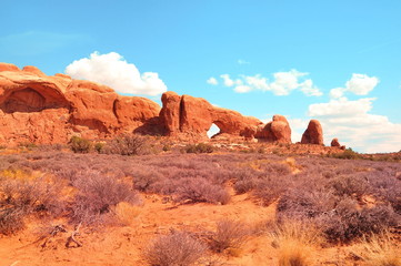 North Window in Arches National Park, Utah, USA