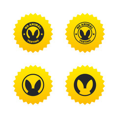 No animals testing icons. Non-human experiments.