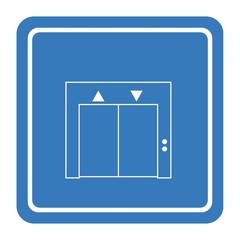 Ascenseur dans un panneau