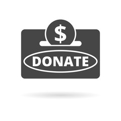 Money donation icon