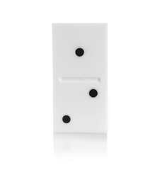 Domino, isolated on white
