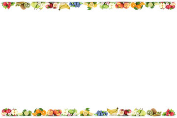 Früchte Apfel Orange Äpfel Orangen Bananen Obst Textfreiraum C