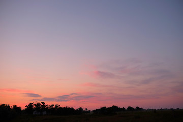 Amazing dawn sky background