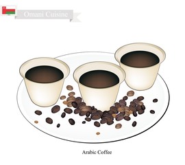 Traditional Arabic Coffee, Popular Dink in Oman