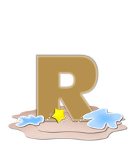 Alphabet Ocean Swimming Plain R