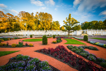 Obraz premium Gardens outside Kadriorg Palace, at Kadrioru Park, in Tallinn, E