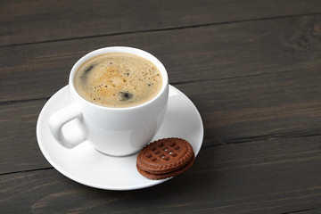 coffee mug with foam