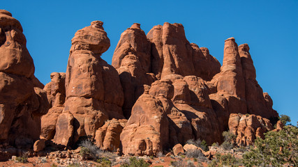 Views from around the Arches National Park, Utah