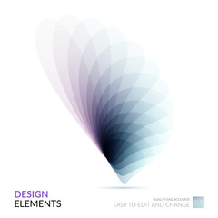 Vector Design Elements for graphic layout. Modern Abstract backg