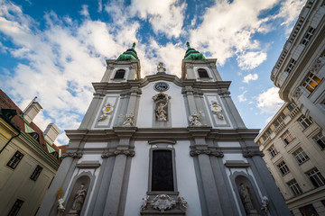 Fototapeta premium Church of Mariahilf, in Vienna, Austria.