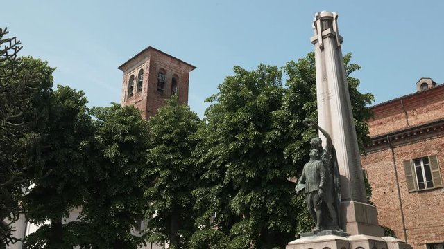 Palazzo Lateranense and Memorial in Mortara, PV, Italy
