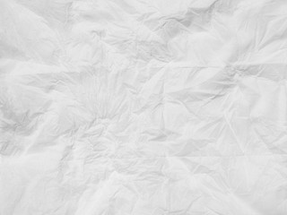 White crumpled paper