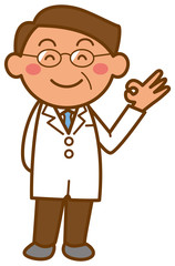 医者のイメージイラスト（グッド）